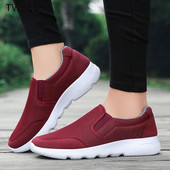 Μόδα Νέα άνετα casual παπούτσια Ζευγάρι Unisex Lovers' Shoes Walking Sneakers Soft Chunqiuji Big Size 36-44