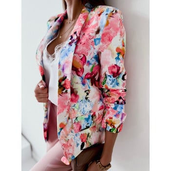 2023 New Fashion Blazers for Women Print Ανοιξιάτικο παλτό Casual Small Blazer Γυναικείο παλτό