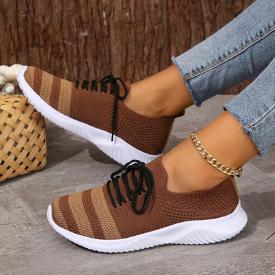 Kingad naistele 2023 Uued kvaliteetsed nööriga vulkaniseeritud kingad Mood vabaaja spordialad Naiste kingad ümmarguse varbaga ühekordsed kingad