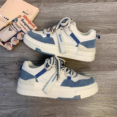 Λευκή Γυναικεία Πλατφόρμα Αθλητικά Παπούτσια Αθλητικά Παπούτσια Kawaii Vintage Vulcanize Casual Κορεάτικη μόδα Harajuku Tennis Γυναικεία διαμερίσματα