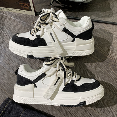 Λευκή Γυναικεία Πλατφόρμα Αθλητικά Παπούτσια Αθλητικά Παπούτσια Kawaii Vintage Vulcanize Casual Κορεάτικη μόδα Harajuku Tennis Γυναικεία διαμερίσματα