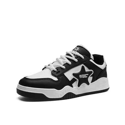 Harajuku rohelised rulajalatsid meestele Nahast meeste vabaaja tossud koos platvormiga Mood mugavad meeste rulajalatsid