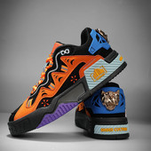 Őszi Retro narancssárga férfi alkalmi sportcipő Platform márka Trend gördeszka cipő Férfi Kiváló minőségű csúszásmentes férfi gördeszka cipők