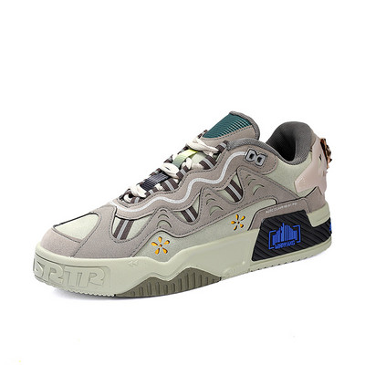 Őszi Retro narancssárga férfi alkalmi sportcipő Platform márka Trend gördeszka cipő Férfi Kiváló minőségű csúszásmentes férfi gördeszka cipők