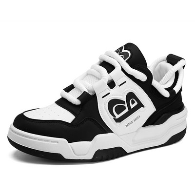 Μόδα Πορτοκαλί γράμματα Skateboard Sneakers για Άντρες Streetwear Ανδρικά αθλητικά παπούτσια Πλατφόρμας Ανδρικά Αθλητικά παπούτσια Harajuku Chunky Casual Sneakers Unisex