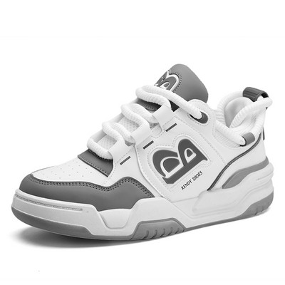 Μόδα Πορτοκαλί γράμματα Skateboard Sneakers για Άντρες Streetwear Ανδρικά αθλητικά παπούτσια Πλατφόρμας Ανδρικά Αθλητικά παπούτσια Harajuku Chunky Casual Sneakers Unisex