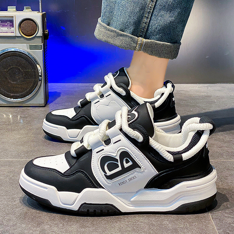 Μόδα Πορτοκαλί γράμματα Skateboard Sneakers για Άντρες Streetwear Ανδρικά αθλητικά παπούτσια Πλατφόρμας Ανδρικά Αθλητικά παπούτσια Harajuku Chunky Casual Sneakers Unisex