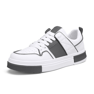 2023 Fashion White Ανδρικά πάνινα παπούτσια Skateboard, Αντιολισθητικά Ανδρικά παπούτσια Επιτραπέζιας Άνετη Πλατφόρμα Τάσης Casual Sports Shoes Man