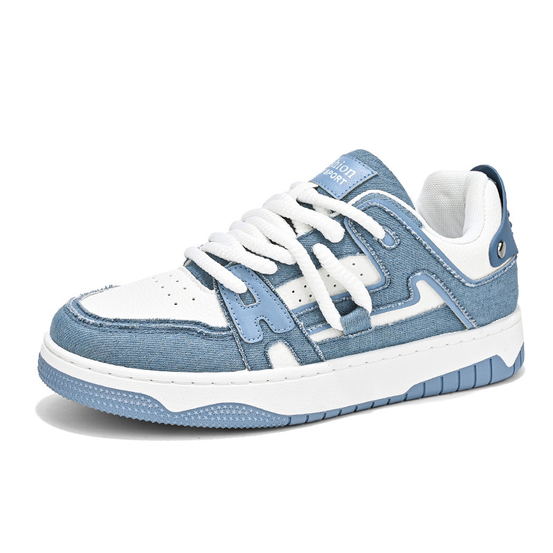 Férfi tornacipők Alkalmi sportcipők férfiaknak Könnyű PU bőr lélegző cipő Férfi lapos fehér teniszcipő Zapatillas Hombre