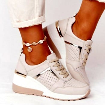 Γυναικεία παπούτσια 2022 Summer Wedge Platform Casual Παπούτσια Γυναικεία Lace Up Αθλητικά παπούτσια Γυναικεία Αντιολισθητικά αθλητικά παπούτσια σε συν μέγεθος