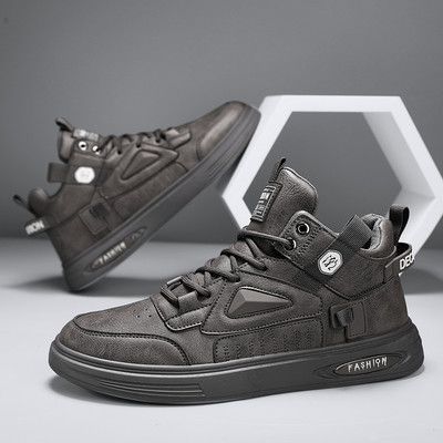 Νέα ψηλά ανδρικά παπούτσια μόδας υπαίθρια casual αθλητικά παπούτσια σανίδας δημοφιλή άνετα και ευέλικτα παπούτσια ταξιδιού για περπάτημα