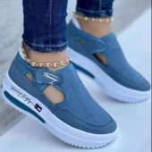 2022 m. pavasario moteriški sportbačiai storu padu, laisvalaikio kvėpuojantis sportinis dizainas, vulkanizuoti batai, madingi patogūs lauko batai moterims