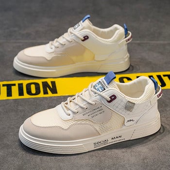 2023 New Men Casual Sneakers Ανοιξιάτικα φθινοπωρινά Vulcanized Ανδρικά αθλητικά παπούτσια για περπάτημα Αθλητικά παπούτσια εξωτερικού χώρου Ανδρικά αθλητικά παπούτσια μαλακά παπούτσια