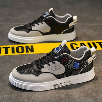 2023 New Men Casual Sneakers Ανοιξιάτικα φθινοπωρινά Vulcanized Ανδρικά αθλητικά παπούτσια για περπάτημα Αθλητικά παπούτσια εξωτερικού χώρου Ανδρικά αθλητικά παπούτσια μαλακά παπούτσια