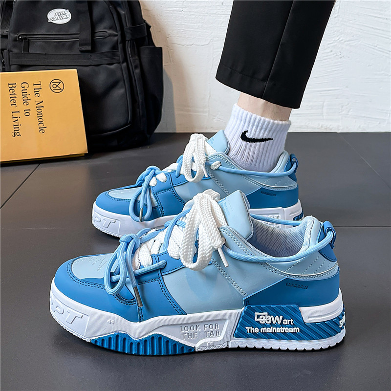 Utcai lila Férfi gördeszkás cipők Bőr Platform Férfi Cipők Kényelmes Csúszásgátló Férfi Dizájner Cipők Zapatillas De Hombre