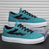 2023 New Fashion Flat Pantofi de skateboard pentru bărbați Pantofi sport anti-alunecare, respirabili, Bărbați, moale, confortabili, pantofi din pânză, mărimea bărbaților 39-44