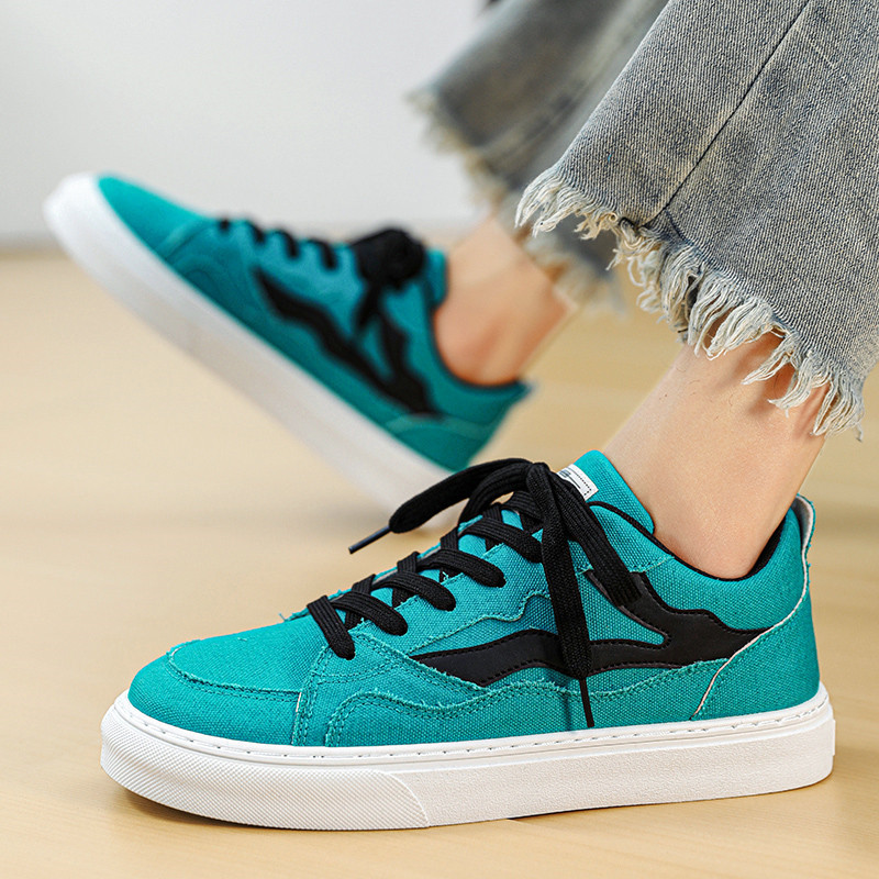 2023 New Fashion Flat Pantofi de skateboard pentru bărbați Pantofi sport anti-alunecare, respirabili, Bărbați, moale, confortabili, pantofi din pânză, mărimea bărbaților 39-44