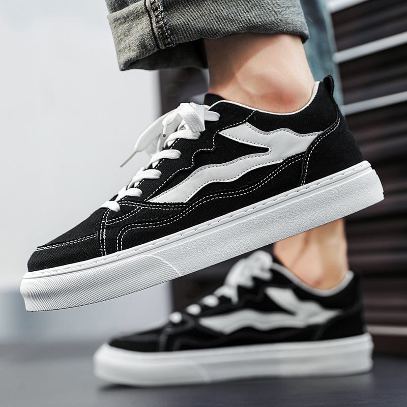 2023 New Fashion Flat Pantofi de skateboard pentru bărbați Pantofi sport anti-alunecare, respirabili, Bărbați, moale, confortabili, pantofi din pânză, mărimea bărbaților 39-44