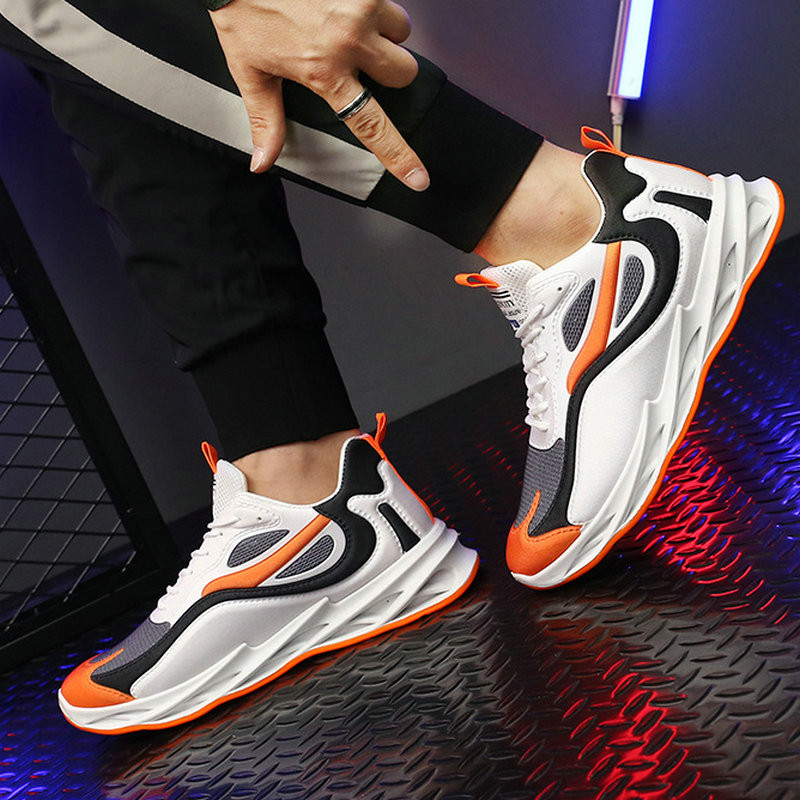 Kvaliteetsed 2023. aasta kevade meeste moevärviga sobivad jalatsid Hingavad tossud Kerged trendijooksujalatsid Meeste Zapatillas De