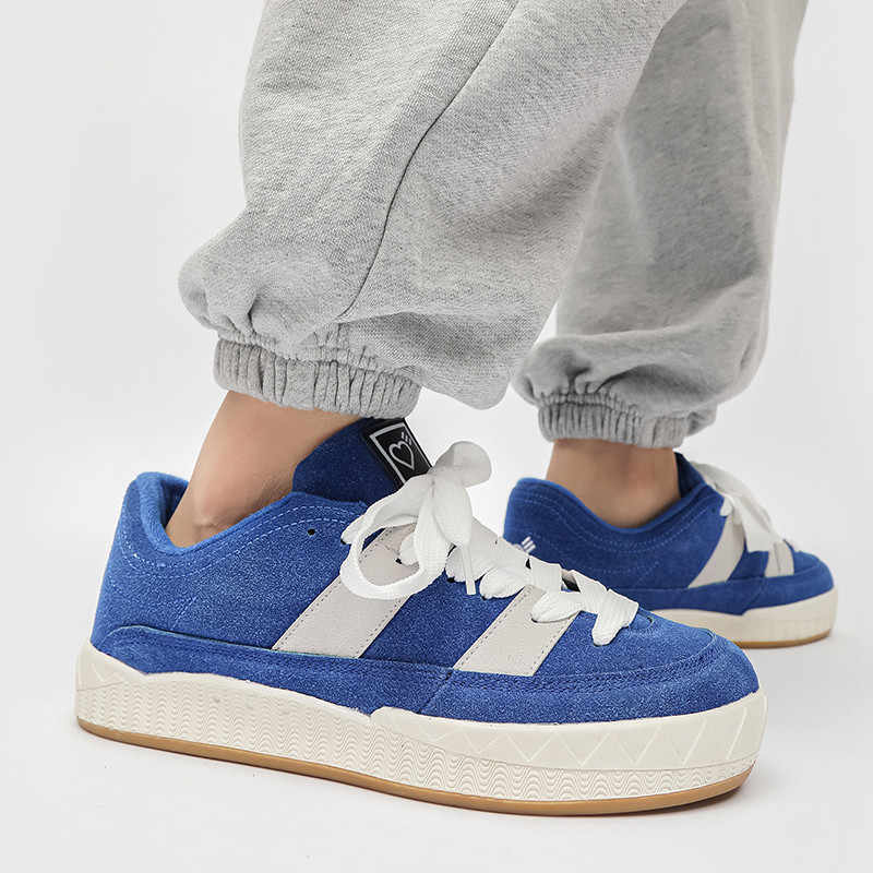 Harajuku stílusú Kék Vászon Cipők Férfi Tervező Sport Gördeszka Cipők Férfi Alacsony szárú Vulkanizált Cipők Férfi zapatillas hombre