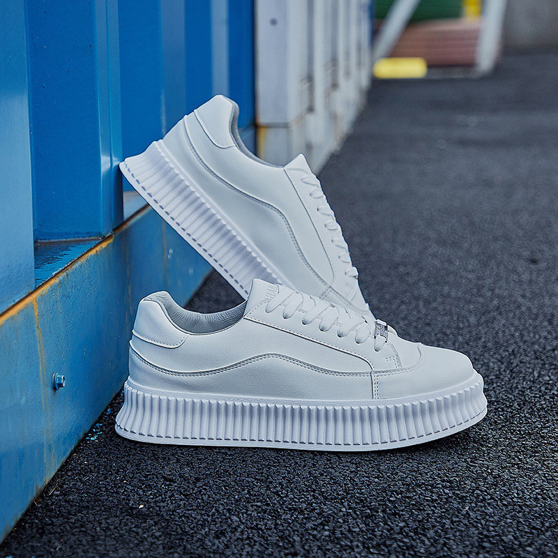 Couple Ins Κορεάτικη έκδοση του The White Shoes Women 2022 Φθινόπωρο Νέα Αθλητικά Παπούτσια με Πλατφόρμα Μόδας Casual Παπούτσια για τρέξιμο Ανδρικά Zapatos