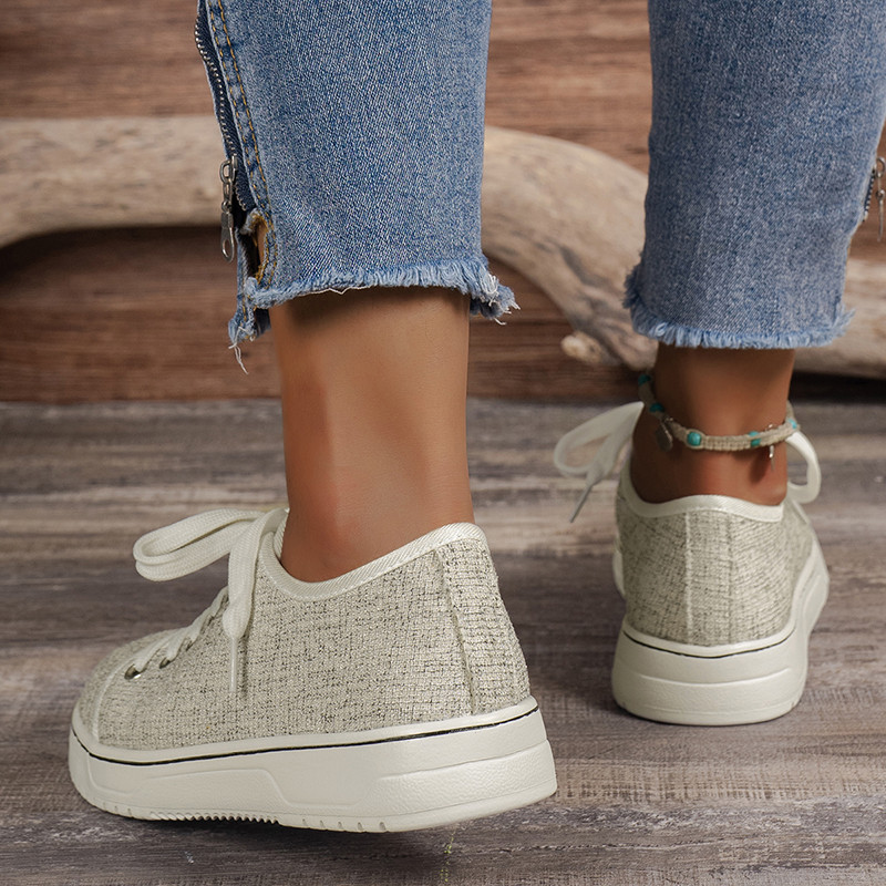 Naiste paeltega esiosa lõuendist kingad, madalad, hingavad vabaaja tossud naistele, 2023. aasta sügisene libisemiskindlad lamedad tossud, naine Zapatas Mujer