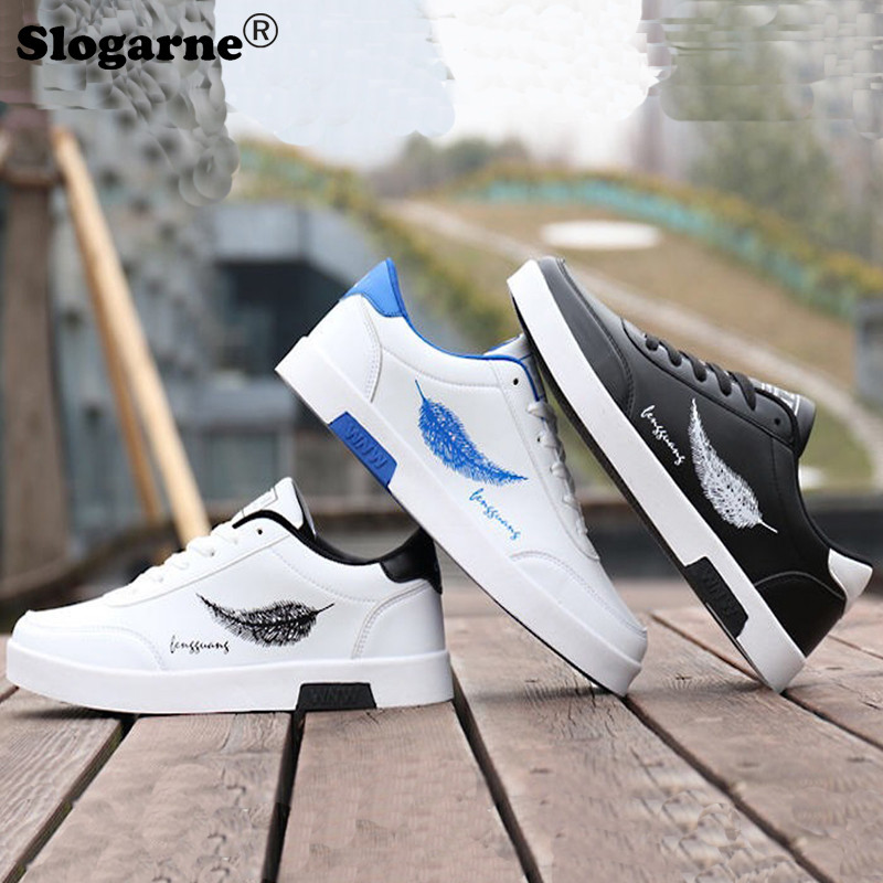 Ανδρικά καθημερινά αθλητικά παπούτσια Φοιτητικά Άνοιξη Καλοκαίρι Δερμάτινα Casual Παπούτσια Νέα παπούτσια Skateboard Faux Leather Loafers Μοντέρνα αθλητικά παπούτσια