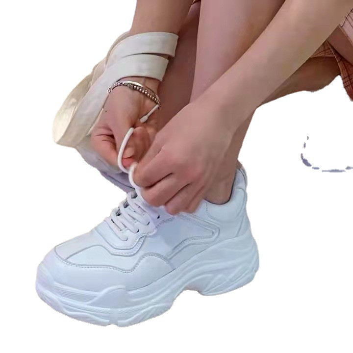 Vaskos cipők nőknek, fűzős fehér Vulcanize cipő Alkalmi divat Apa cipő Platform Sneaker Zapatillas Mujer 2023
