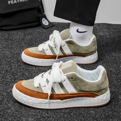 Ανδρικά αθλητικά παπούτσια Αντιολισθητικά βουλκανιζέ Παπούτσια Casual Platform Ανδρικά παπούτσια επιβίβασης Walking Bread Παπούτσια Zapatillas Hombre