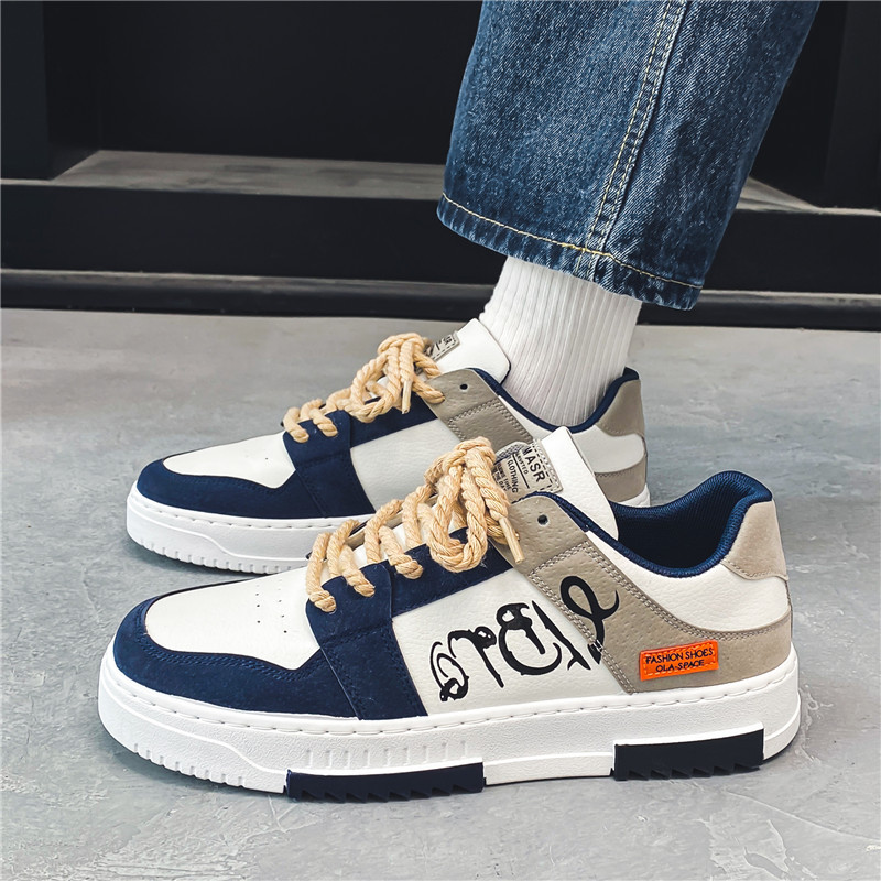 Νέα παπούτσια σχεδιαστών μόδας Ανδρικά παπούτσια Casual πλατφόρμα Sneakes Lace Up Trainers Student Sneakes Ανδρικά Βουλκανιζέ Παπούτσια Zapatillas Hombre