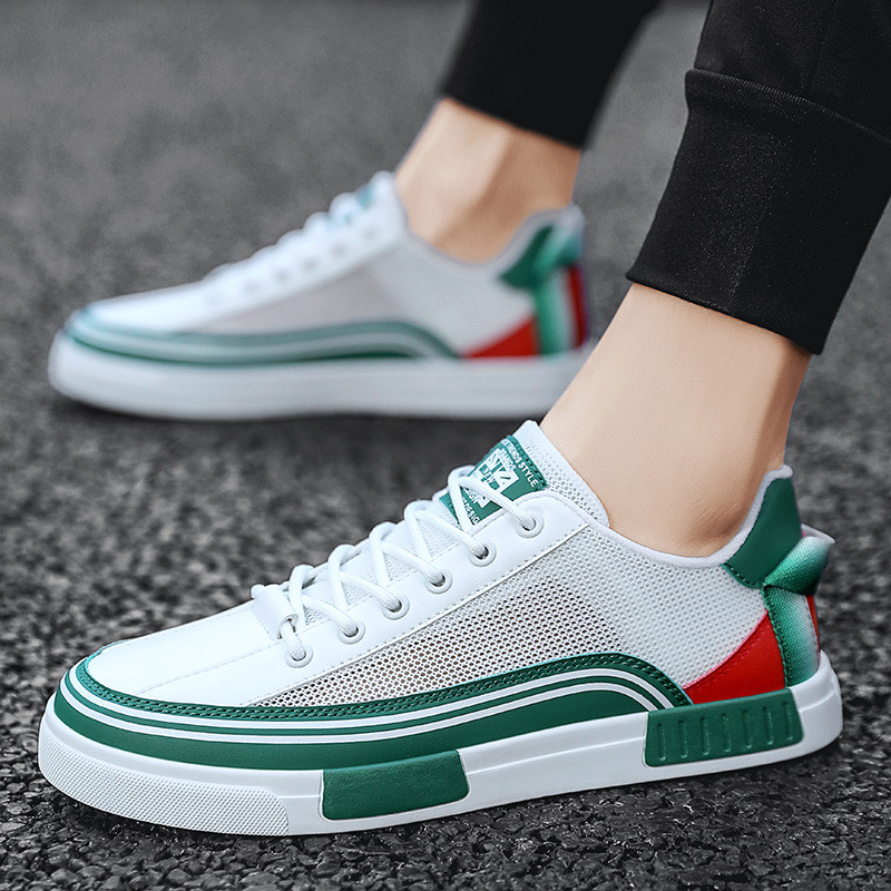 Nagy méretű nyári tornacipő férfiaknak 47-es méretű alkalmi cipők 2023 sport szabadidő divat kültéri hálós cipők férfi fűzős tornacipők