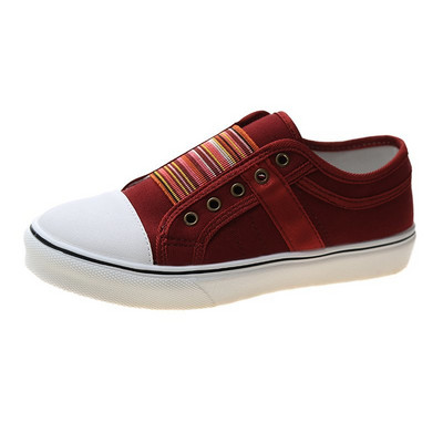 2022. Mélyen dekoltált edzőcipők Vászon lapos cipők Női alkalmi Vulcanize cipők Új női nyári őszi tornacipők Női tornacipők női