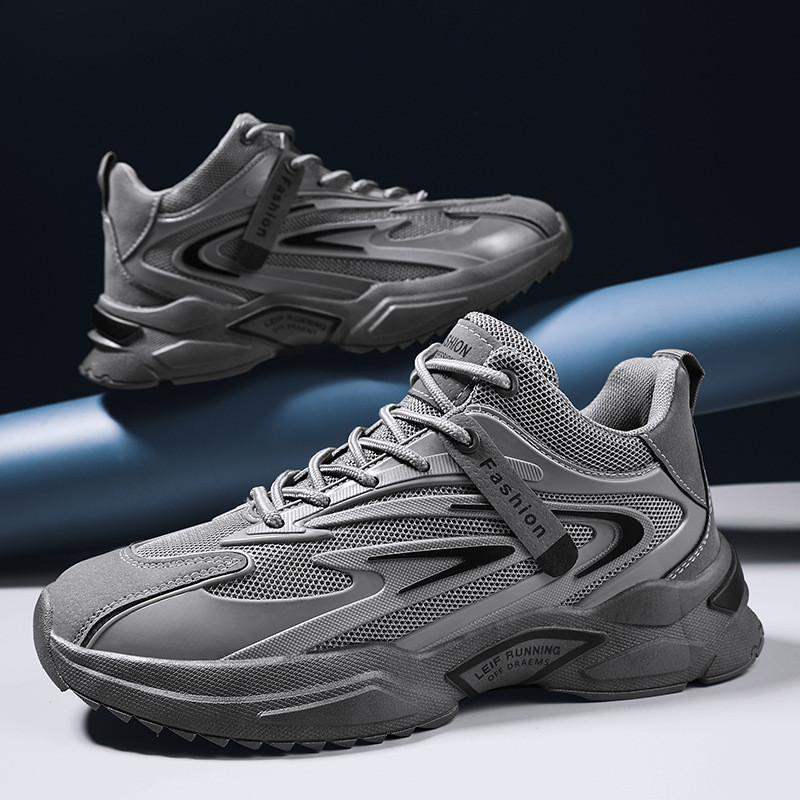 Mrežaste prozračne tenisice za muškarce, velike veličine, na vezanje, ležerne cipele s platformom za povećanje visine Vulkanizirane cipele Tenis Masculino