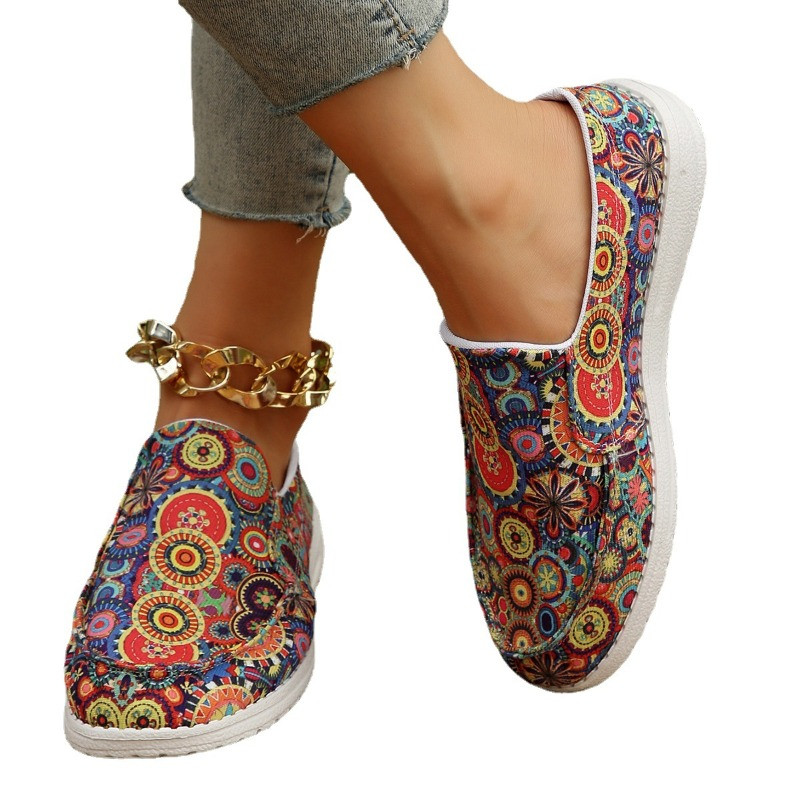 Γυναικεία παπούτσια 2023 Νέα αναπνεύσιμα δίχτυα, ελαφριά καθημερινά παπούτσια Άνετα με μαλακό πάτο, φλατ παπούτσια Zapatos De Mujer