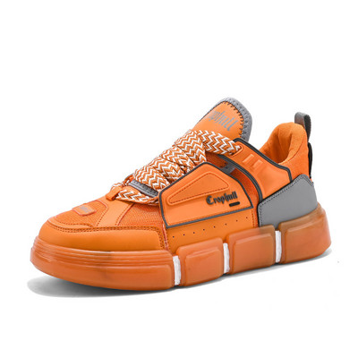 Proljetne trendi šarene dizajnerske cipele Muške prozračne cipele za skejtbord Muške ulične hip-hop tenisice Platforma cipele za muškarce