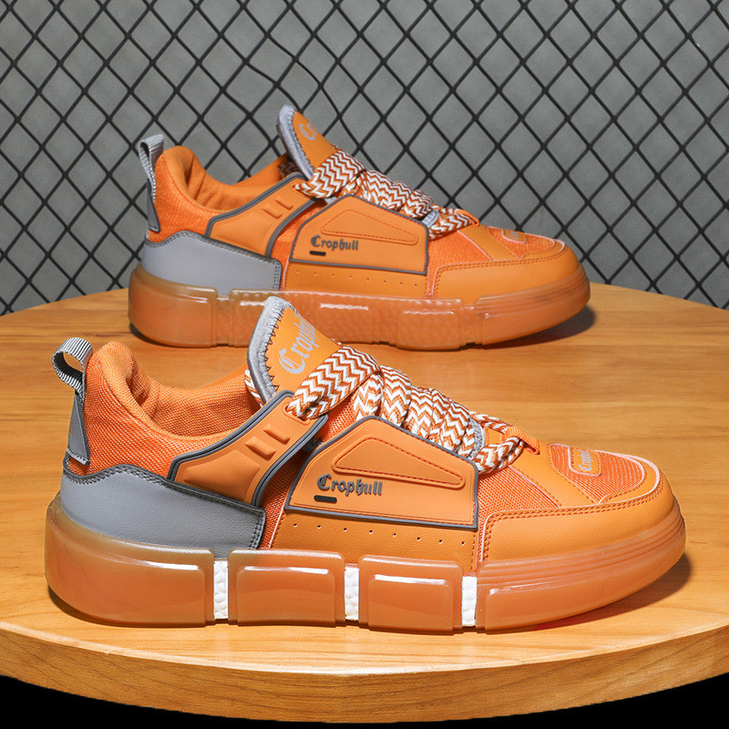 Proljetne trendi šarene dizajnerske cipele Muške prozračne cipele za skejtbord Muške ulične hip-hop tenisice Platforma cipele za muškarce