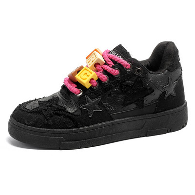 Ανδρικά αθλητικά παπούτσια Skateboard Style Harajuku Green Star Αθλητικά παπούτσια Vulcanized Ανδρικά αθλητικά παπούτσια που αναπνέουν επώνυμα αθλητικά παπούτσια ανδρικά παπούτσια για σκέιτμπορντ