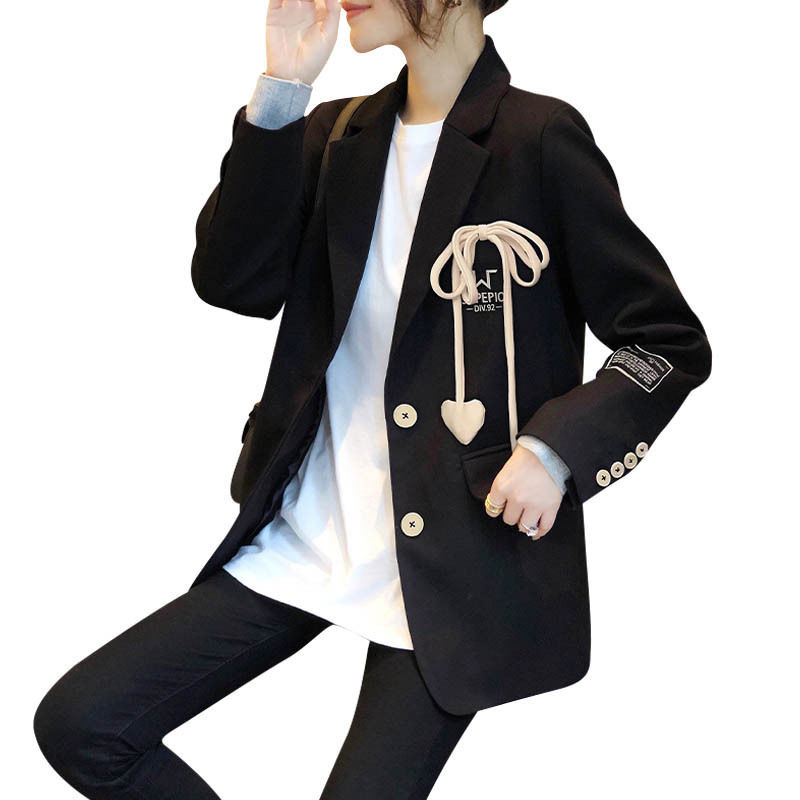 Ženski uski modni kaputi Ženski jednobojni sakoi dugih rukava s dugim rukavima i dugim rukavima Proljeće Jesen Jednoredni sako na jedno kopčanje Raznobojni sako 2022. Novo