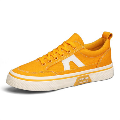 Ανδρικά παπούτσια καμβά μόδας σε καυτές εκπτώσεις 2023 Ανδρικά παπούτσια με κορδόνια βουλκανιζέ Σχεδιαστής εσπαντρίγιες καμβά Casual Flat παπούτσια Ανδρικά αθλητικά παπούτσια