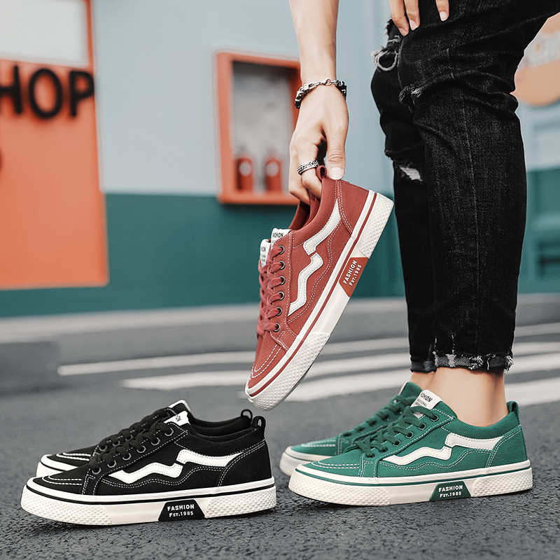 Ανδρικά παπούτσια καμβά μόδας σε καυτές εκπτώσεις 2023 Ανδρικά παπούτσια με κορδόνια βουλκανιζέ Σχεδιαστής εσπαντρίγιες καμβά Casual Flat παπούτσια Ανδρικά αθλητικά παπούτσια