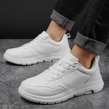 Мъжки спортни обувки Бели маратонки Trend Running White Shoes Италиански дишащи мъжки маратонки Нехлъзгащи се обувки Мъжки луксозни дизайнерски обувки