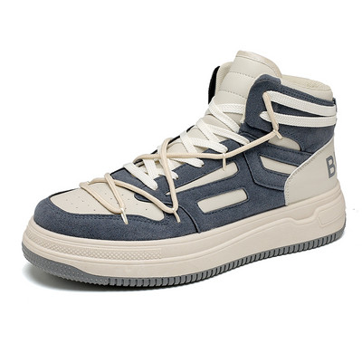 Magas felső vulkanizált cipők Cipők Férfi divatos bokacsizmák Férfi sportcipők Street Style csizmák Férfi alkalmi cipők Férfi Őszi