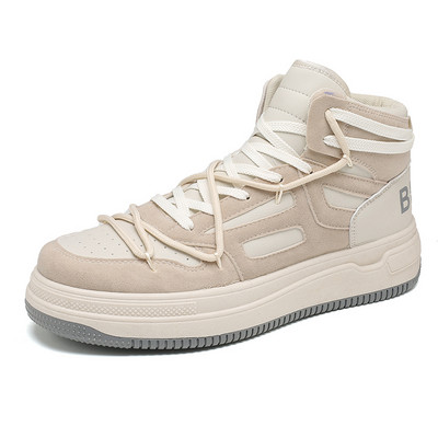 Magas felső vulkanizált cipők Cipők Férfi divatos bokacsizmák Férfi sportcipők Street Style csizmák Férfi alkalmi cipők Férfi Őszi