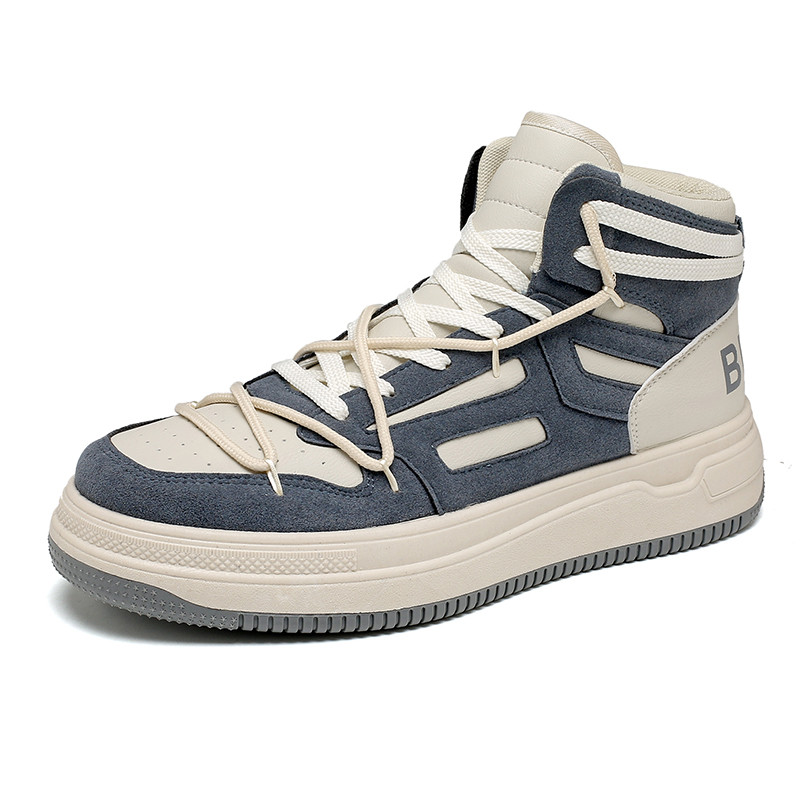 Magas felső vulkanizált cipők Cipők Férfi divatos bokacsizmák Férfi sportcipők Street Style csizmák Férfi alkalmi cipők Férfi Őszi