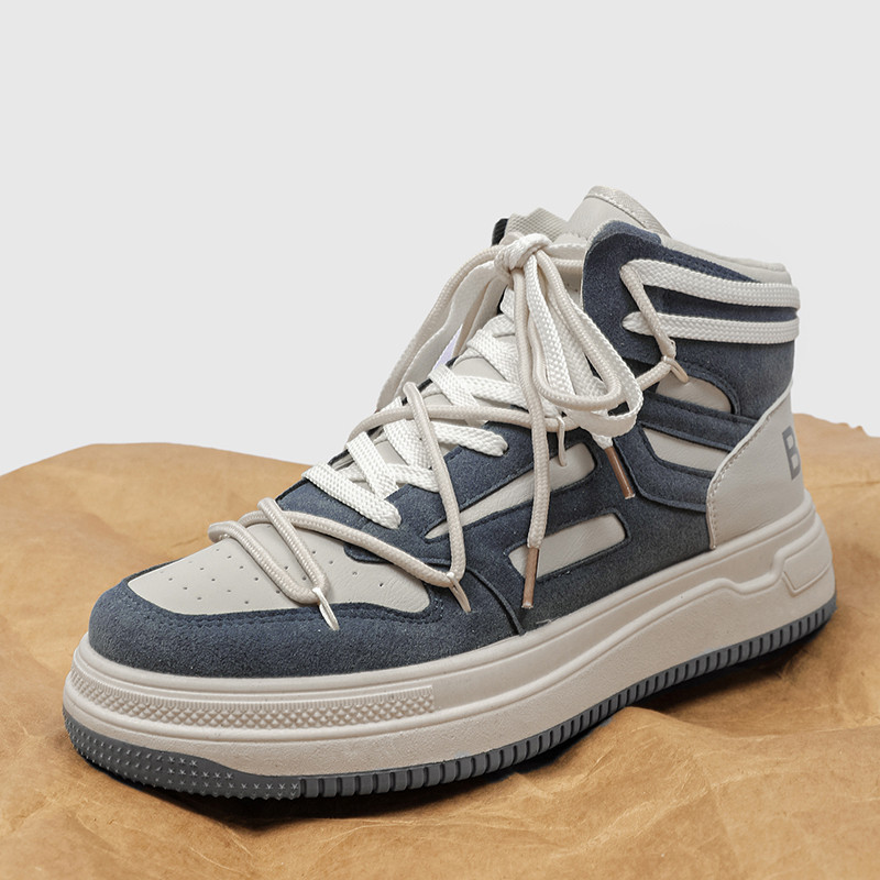 Magas felső vulkanizált cipők Cipők Férfi divatos bokacsizmák Férfi sportcipők Street Style csizmák Férfi alkalmi cipők Férfi Őszi