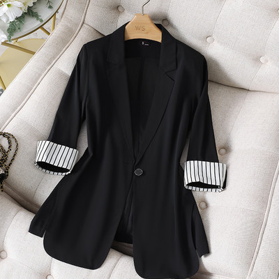 XFPV Γυναικείο συνονθύλευμα ιδιοσυγκρασία Loose single Breasted White Blazer Jacket Fashion New Tide Άνοιξη Φθινόπωρο 2023 SM7781