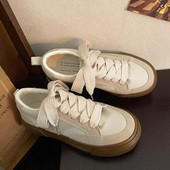 Vintage vászoncipők koreai divat 2023 Patchwork vászon tornacipők Női egyszínű napi viselet Alkalmi női lábbelik