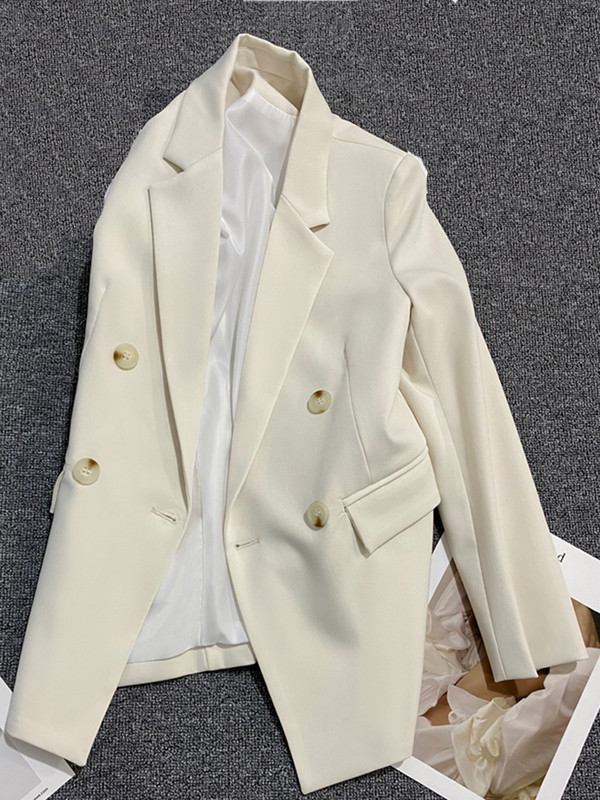 XFPV Korėjos dvigubas kostiumas, drabužiai, moteriški ilgomis rankovėmis, vientisa striukė, 2023 m. mada, nauja tendencija, pavasario ruduo SM4987