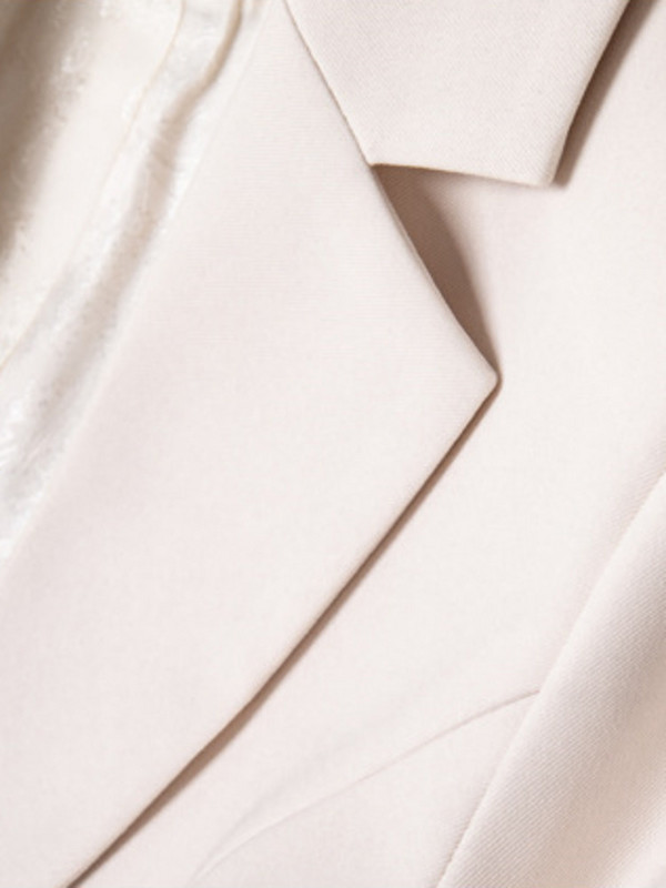 XFPV ženski ležerni svijetloružičasti tanak kaput s urezanim blejzerom s jednim kopčanjem Temperamentni kaput New Tide proljeće jesen 2023. SM7791