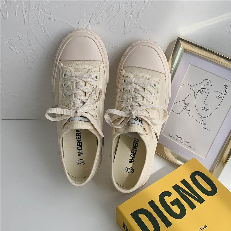 Βουλκανιζέ Παπούτσια Κοριτσίστικα Νέα Μονόχρωμα Μαύρα Αθλητικά Παπούτσια Γυναικεία Gumshoes Χαμηλό ψηλό Nice Quality Casual Leisure Παπούτσια AS-87